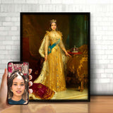 RoyalFemininity - Royal portræt efter dine fotos - Just Karikatur