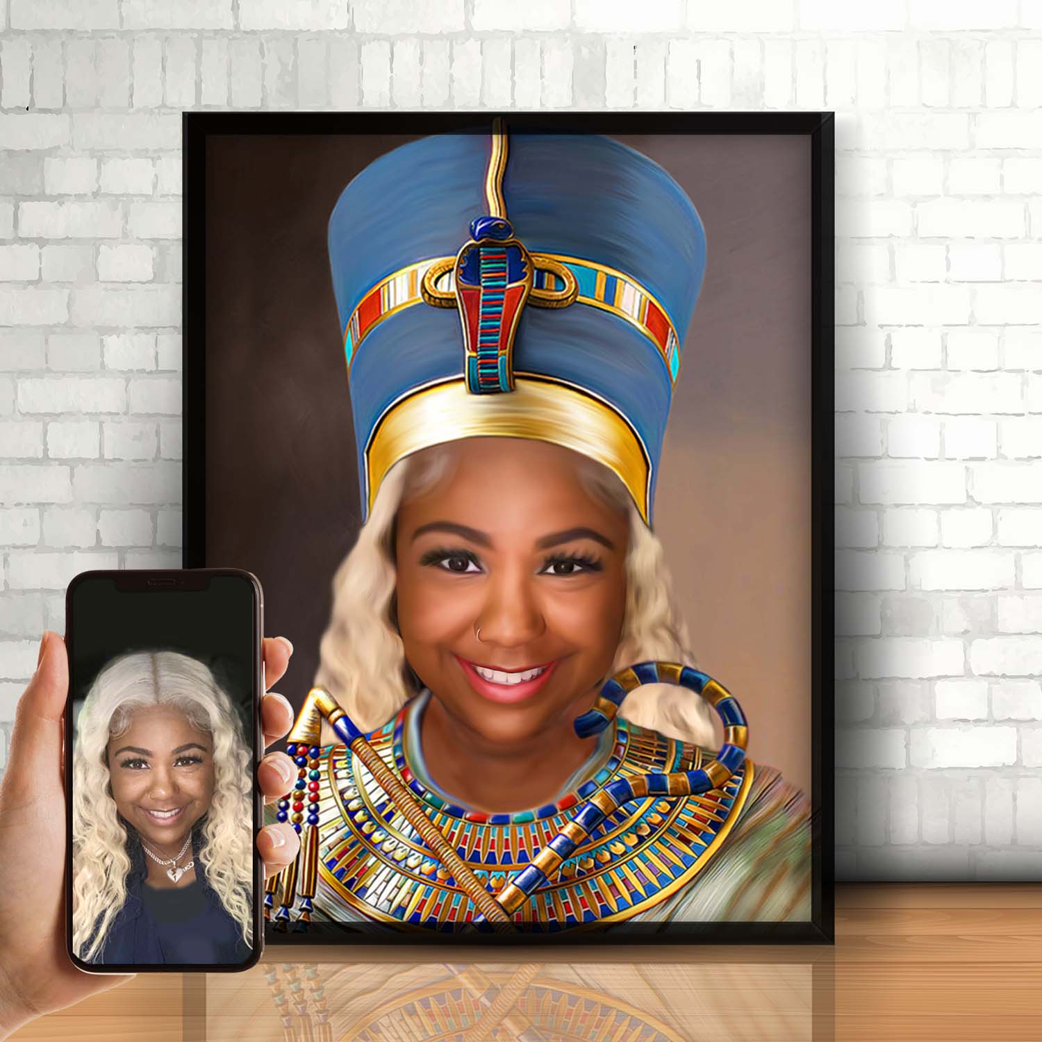 RoyalRadiance - Royal portræt efter dine fotos - Just Karikatur