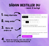 Lærredstryk med din personlige tegning - Just Karikatur