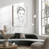 Skitse portræt - tegning efter dine fotos - Just Karikatur