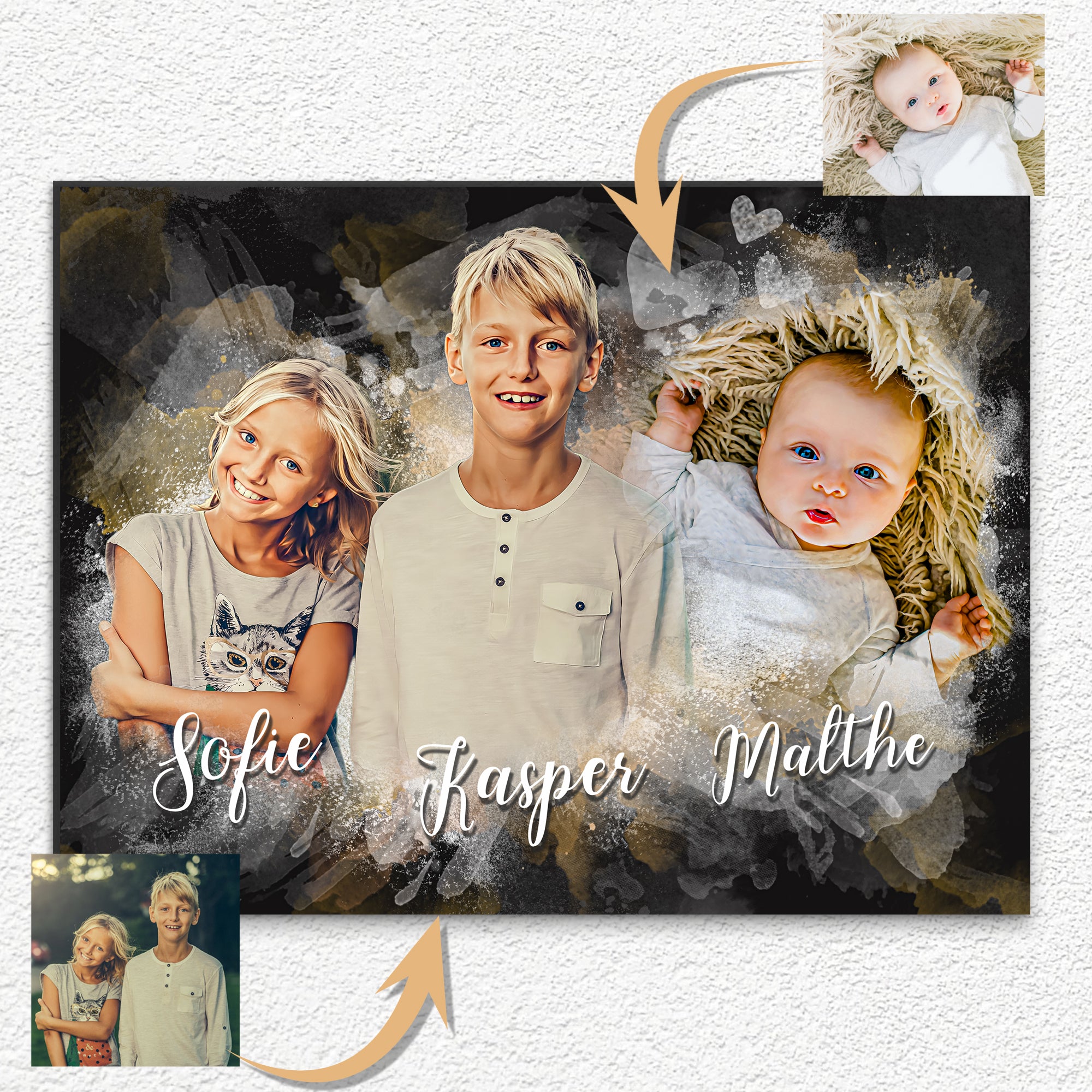 Personligt Design - Unik plakat efter dine fotos - Just Karikatur