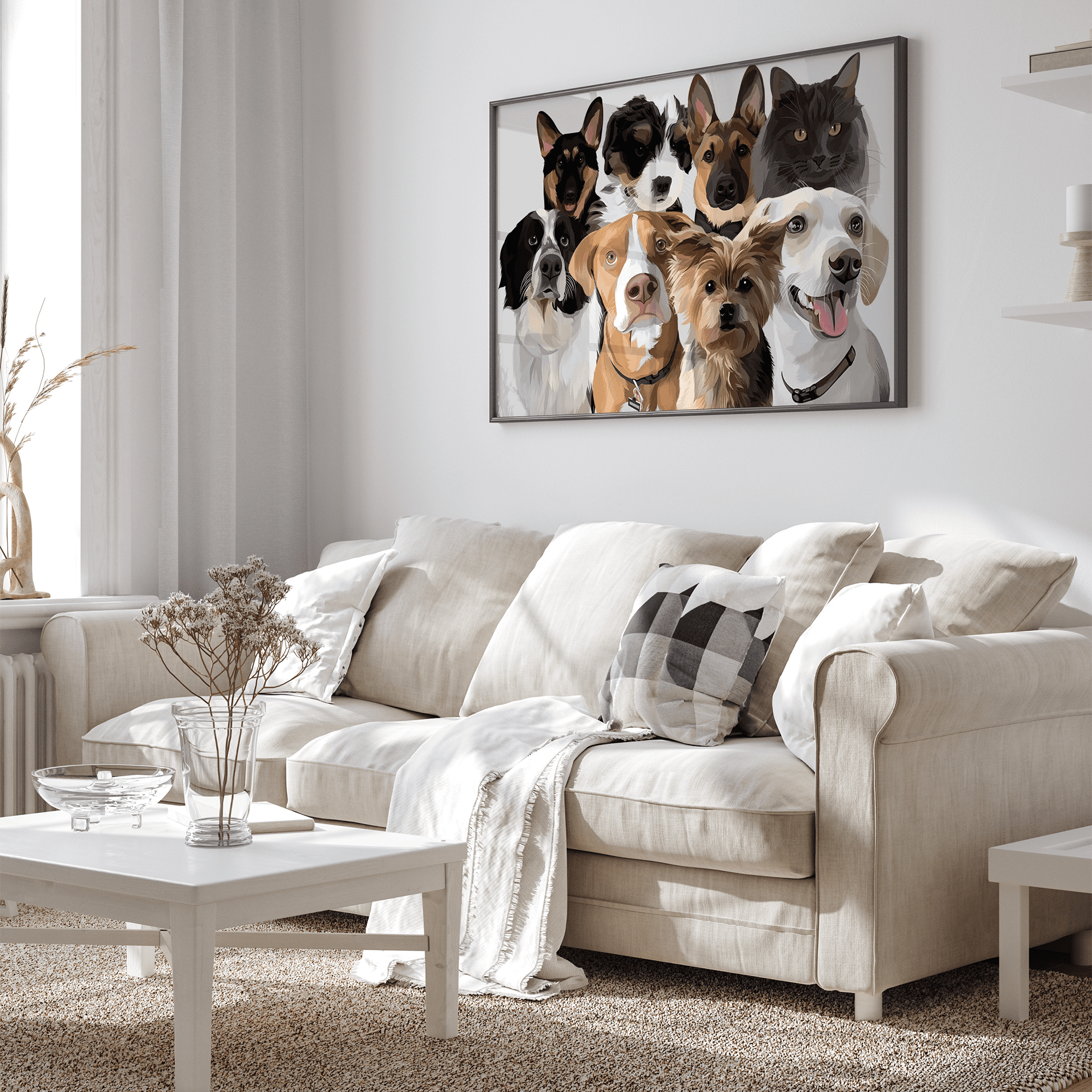 Digital tegning af dyr