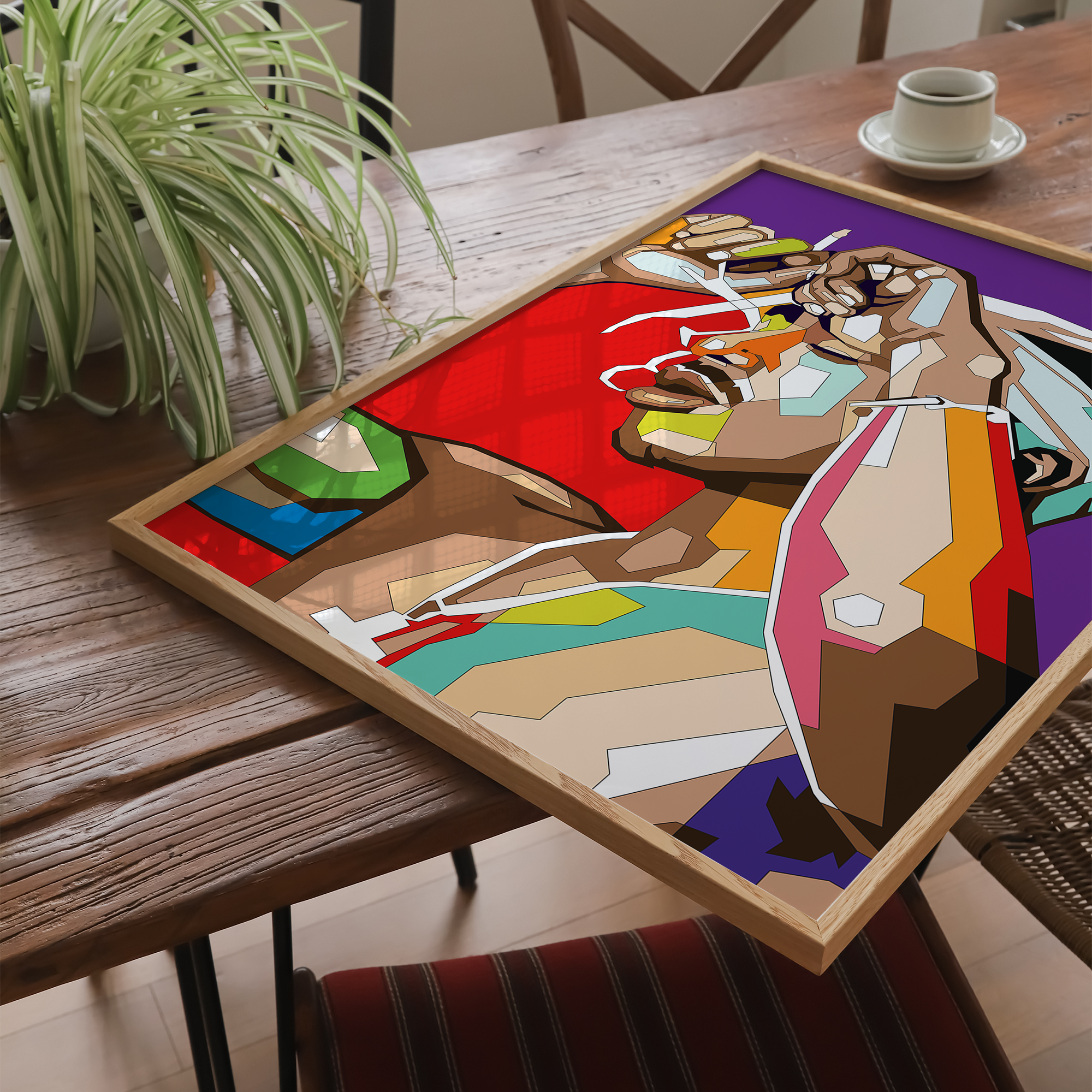 Pop Art Plakat - TUPAC - Just Karikatur