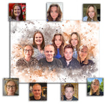 Akvarel - maleri efter dine fotos