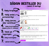 Portrættegning efter dine fotos - Just Karikatur