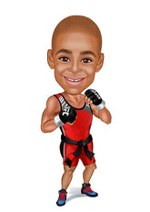 Sports tema32 (1 person) - karikaturtegning efter dine fotos - Just Karikatur