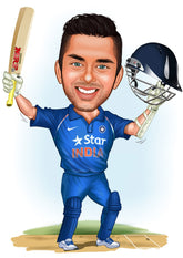 Sports tema5 (1 person) - karikaturtegning efter dine fotos - Just Karikatur