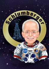 Til ham tema6 (1 person) - karikaturtegning efter dine fotos - Just Karikatur