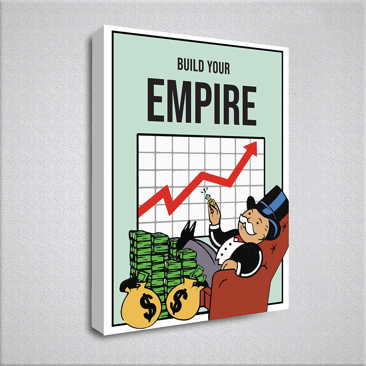Build your empire - Plakat/Lærred - Just Karikatur