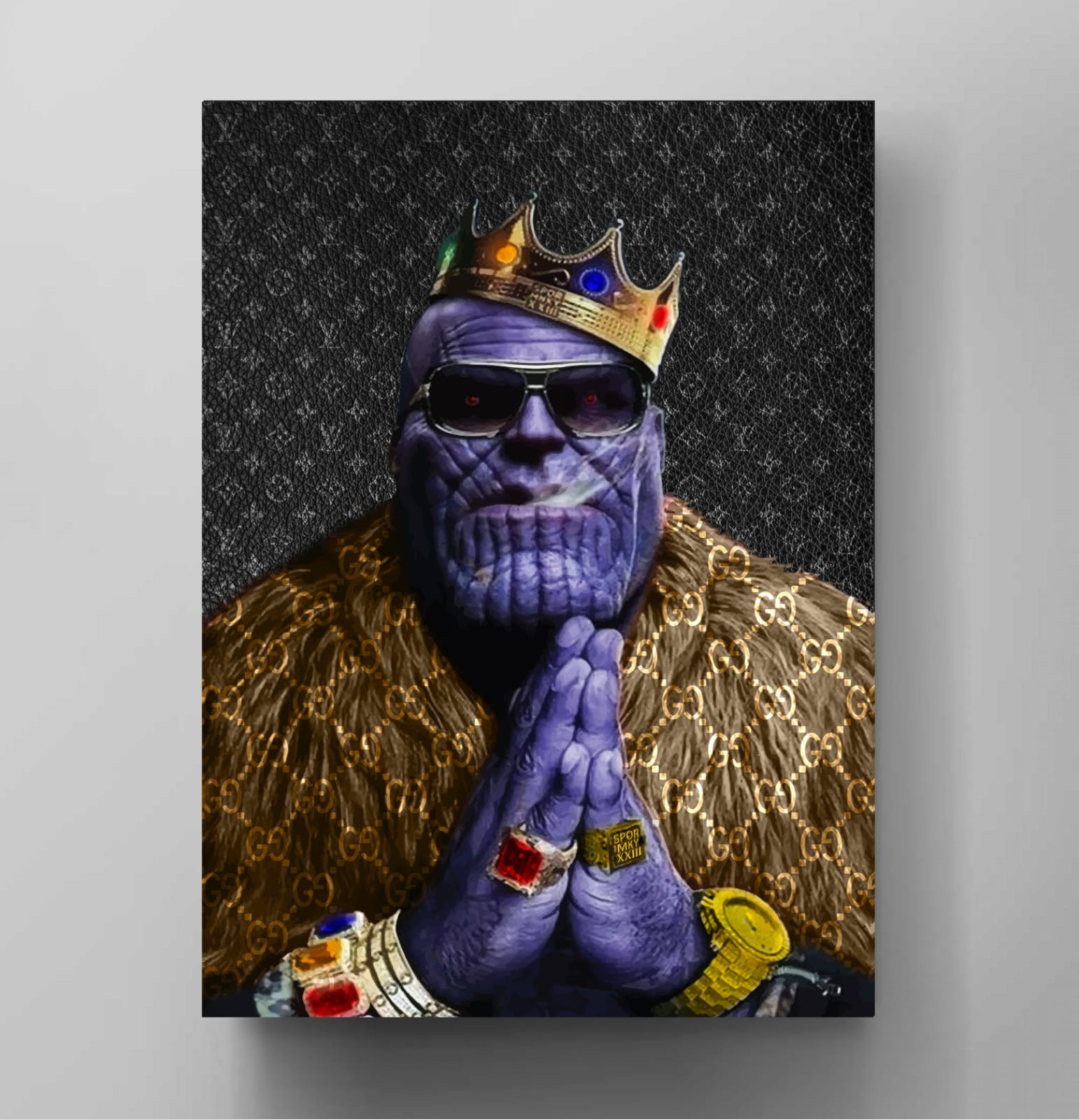 King of Purple - Plakat/Lærred - Just Karikatur