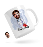 Personlig krus med læge mand tryk (1 person) - karikatur efter dine billeder - Just Karikatur