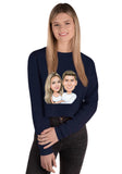 Women's Cropped Sweatshirt | Bella + Canvas 7503 - Just Karikatur