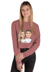 Women's Cropped Sweatshirt | Bella + Canvas 7503 - Just Karikatur