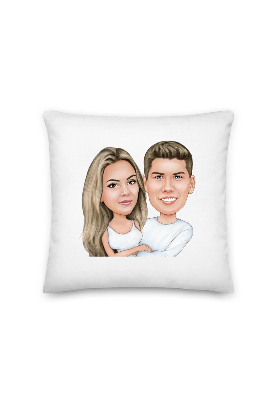 All-Over Print Premium Pillow 18″×18″ - Just Karikatur