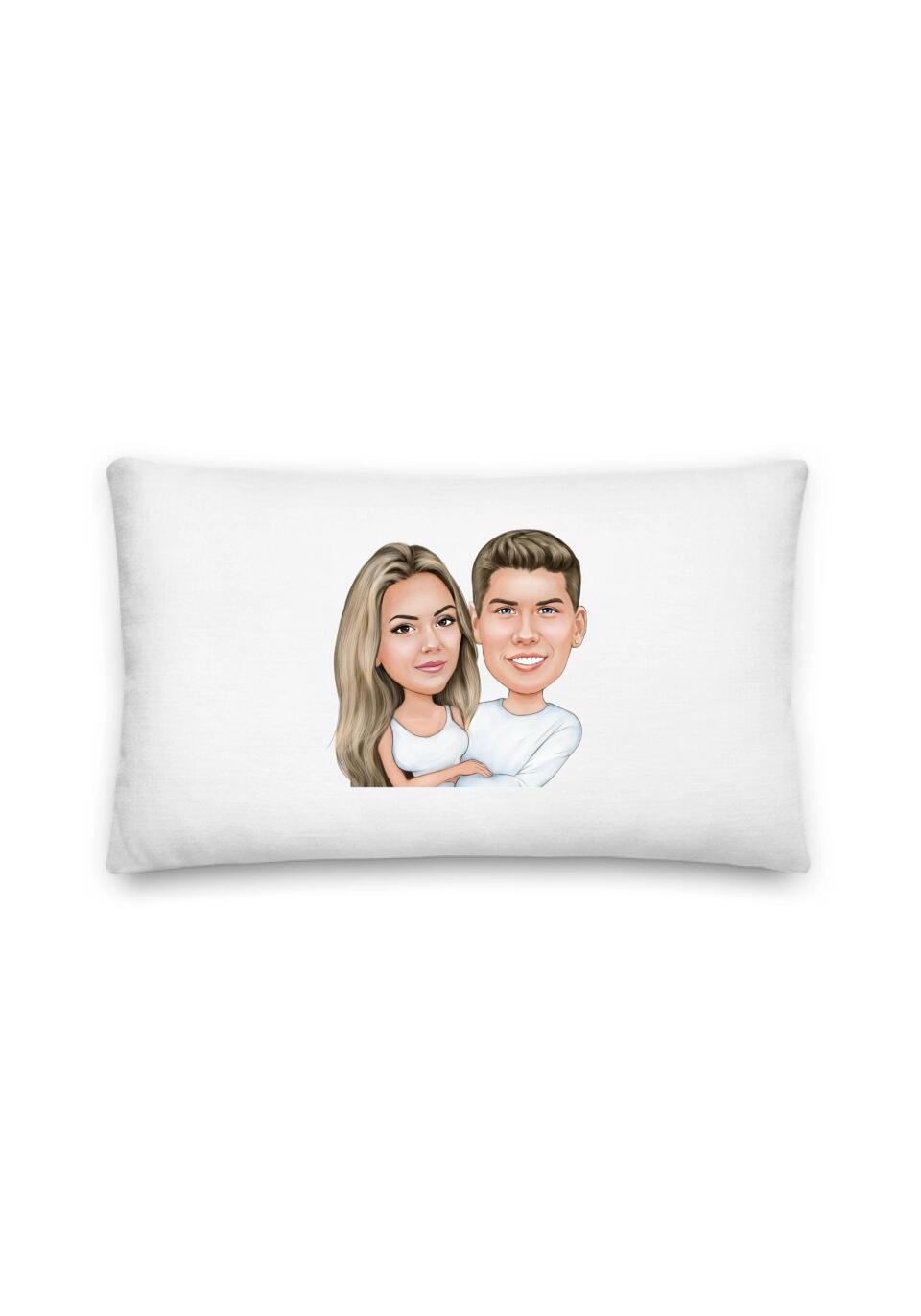 All-Over Print Premium Pillow 20″×12″ - Just Karikatur