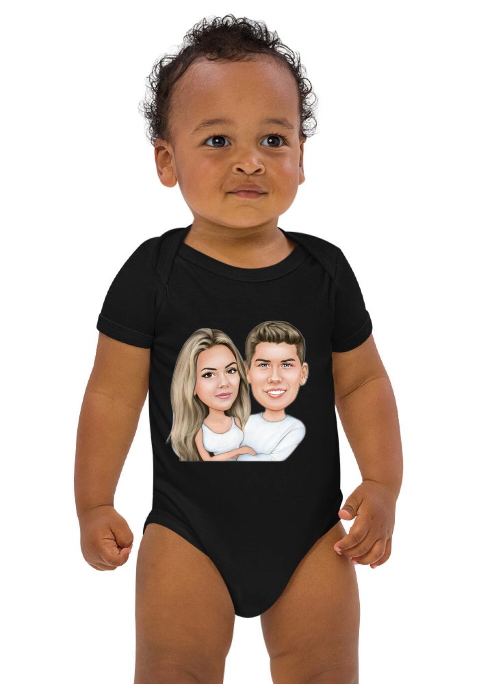 Organic Cotton Baby Bodysuit | Babybugz BZ10 - Just Karikatur