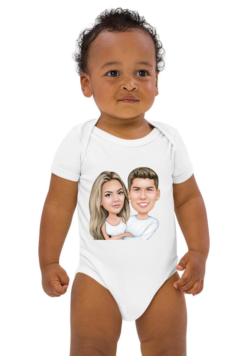 Organic Cotton Baby Bodysuit | Babybugz BZ10 - Just Karikatur