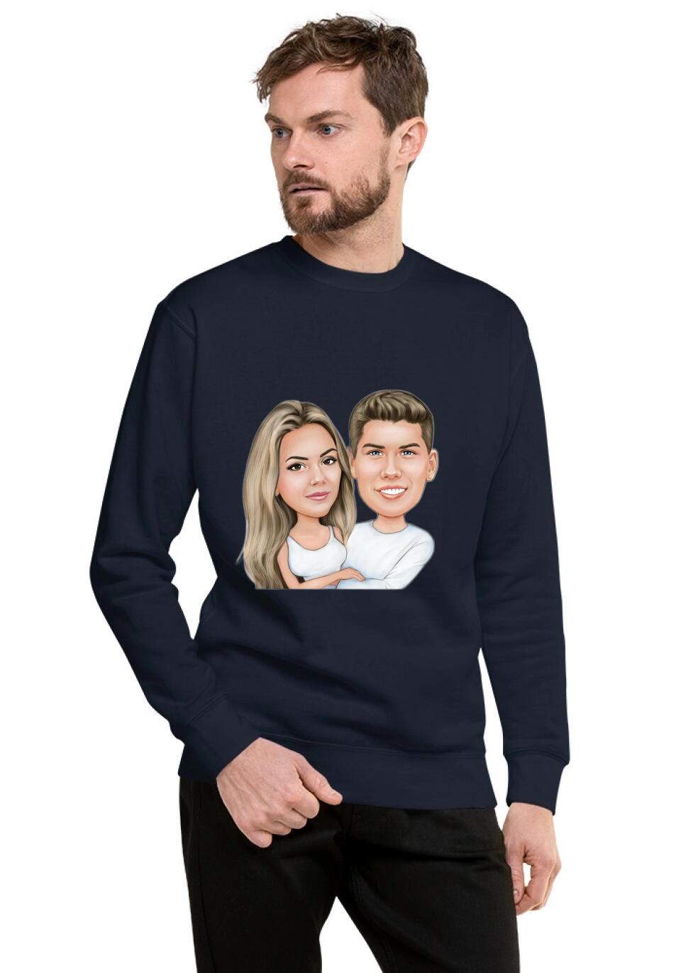 Unisex Premium Sweatshirt | Cotton Heritage M2480 - Just Karikatur