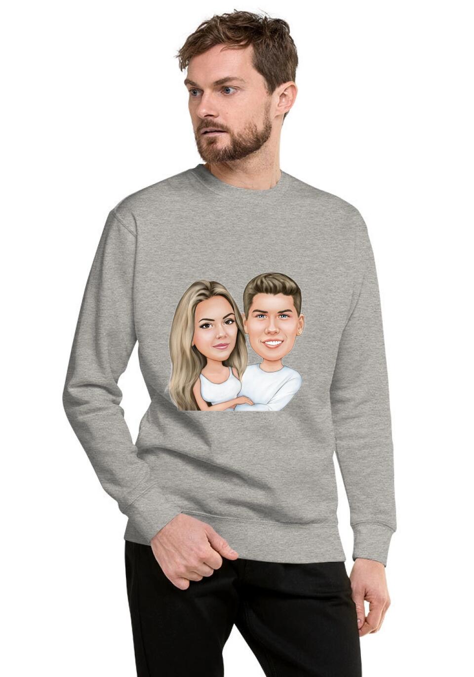 Unisex Premium Sweatshirt | Cotton Heritage M2480 - Just Karikatur