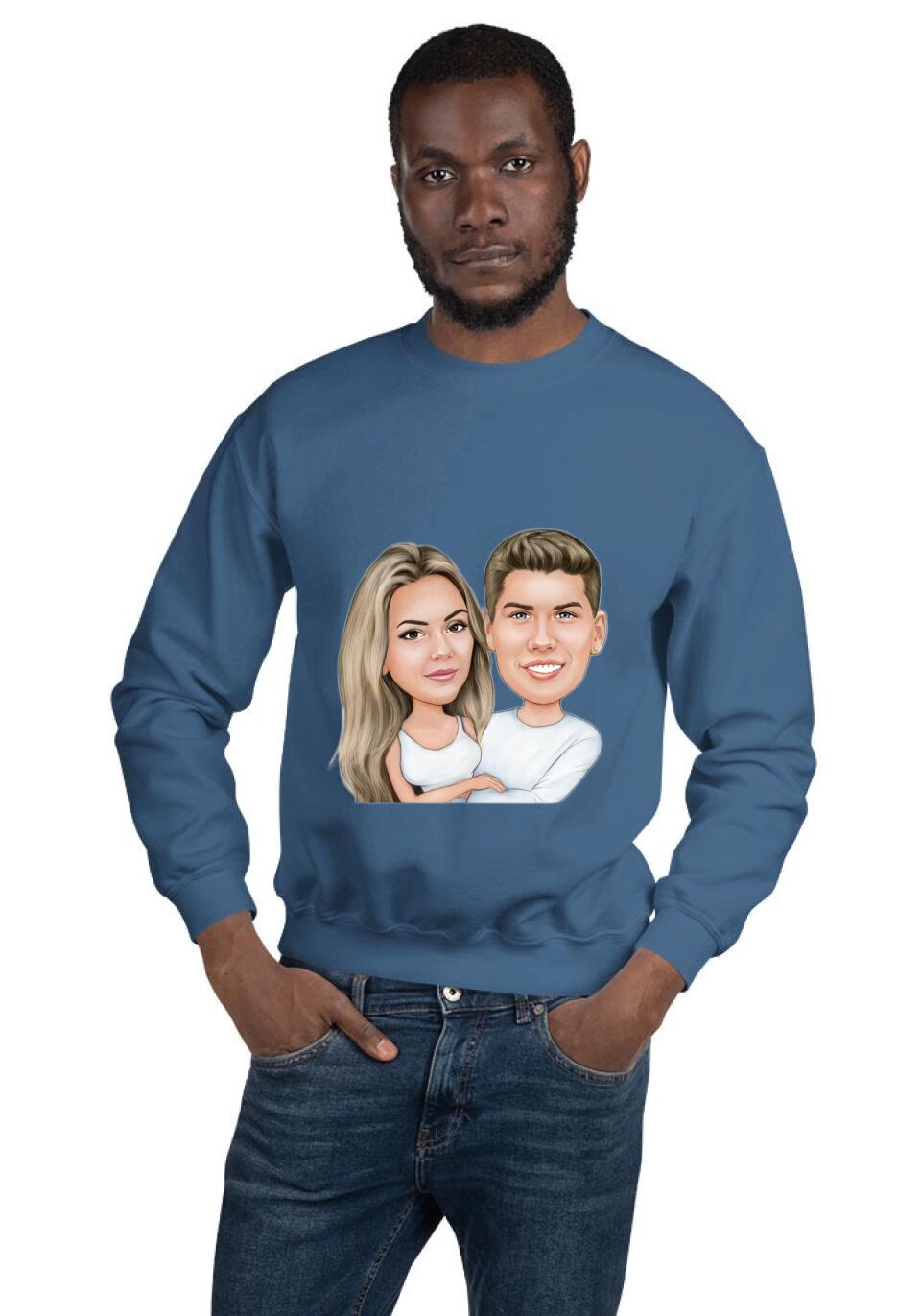 Unisex Crew Neck Sweatshirt | Gildan 18000 - Just Karikatur