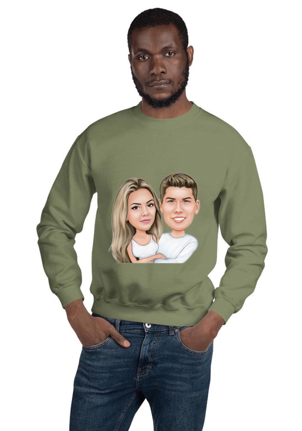 Unisex Crew Neck Sweatshirt | Gildan 18000 - Just Karikatur