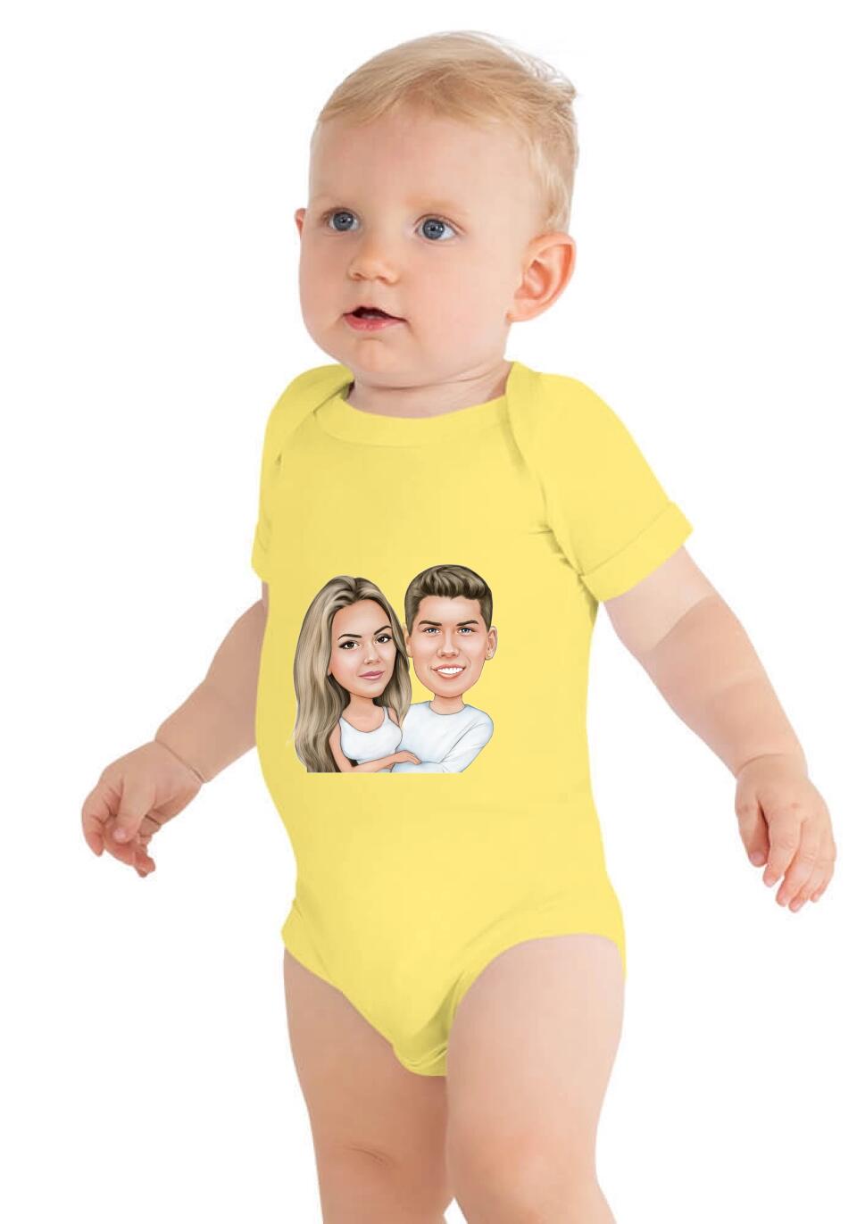 Baby Short Sleeve One Piece | Bella + Canvas 100B - Just Karikatur