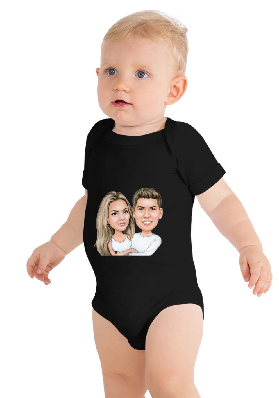 Baby Short Sleeve One Piece | Bella + Canvas 100B - Just Karikatur