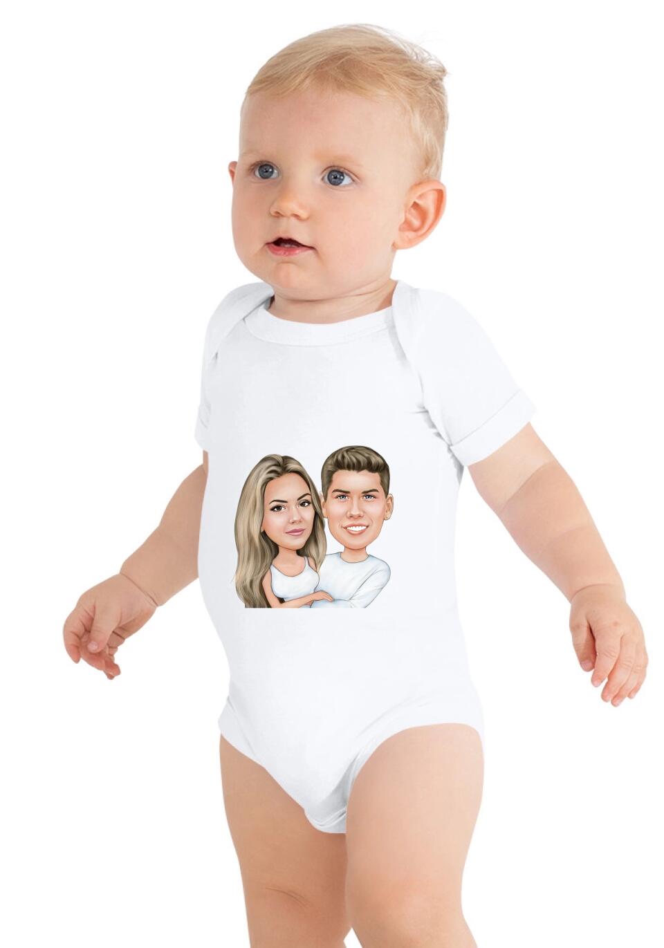 Baby Short Sleeve One Piece | Bella + Canvas 100B - Just Karikatur