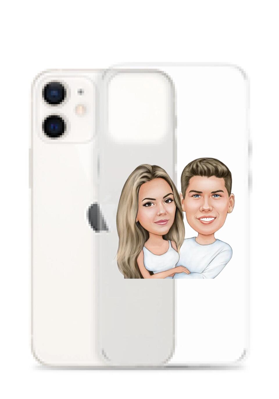 Clear Case for iPhone - Just Karikatur