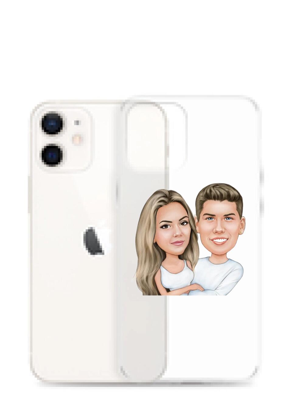 Clear Case for iPhone - Just Karikatur
