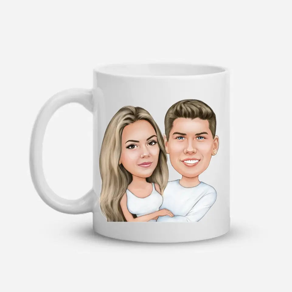 White Glossy Mug - Just Karikatur