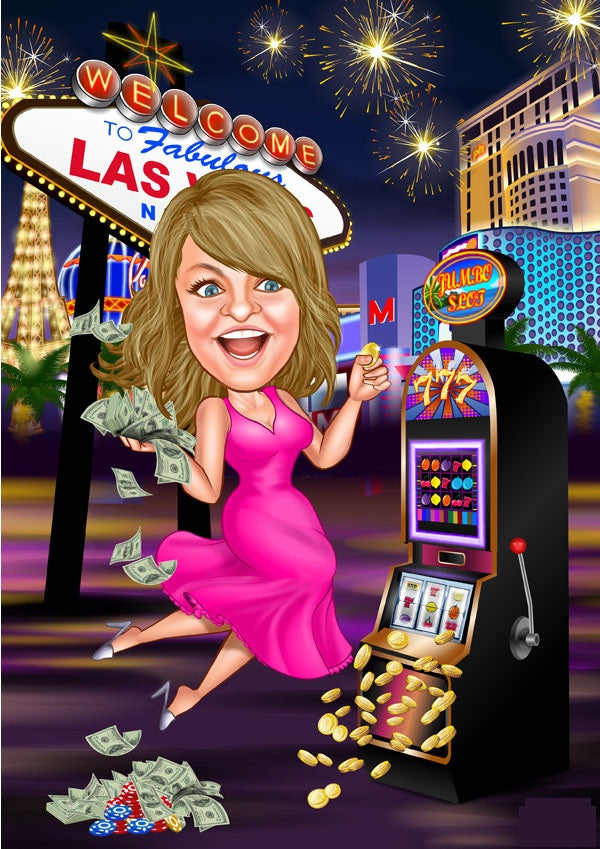 Rejse tema38 (1 person) - karikaturtegning efter dine fotos - Just Karikatur