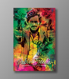 Pablo Escobar - Plakat/Lærred - Just Karikatur