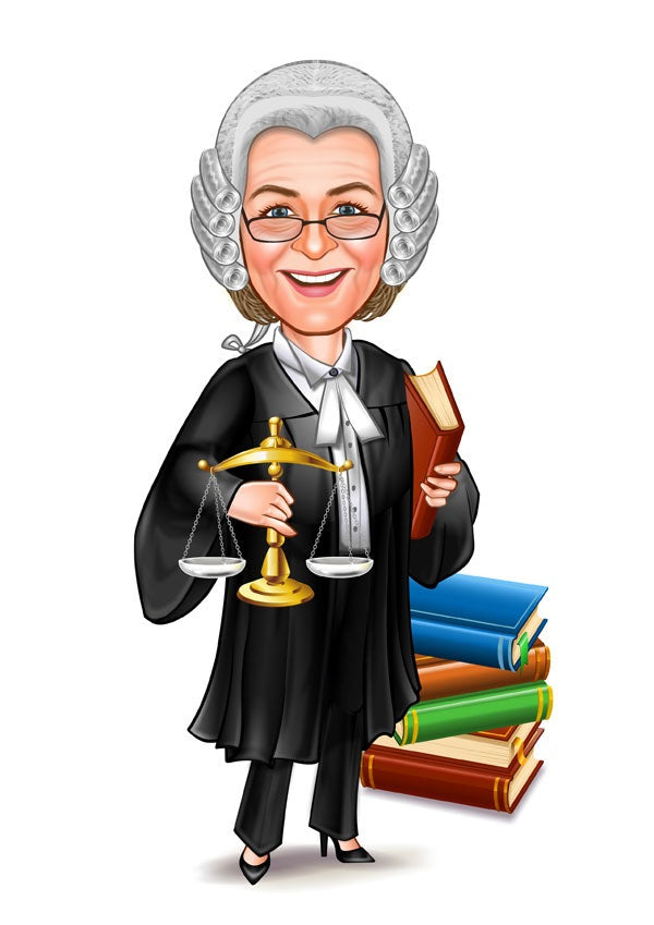 Arbejde & Erhverv tema9 (1 person) - karikaturtegning efter dine fotos - Just Karikatur