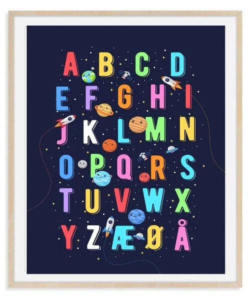 ABC alfabet plakat