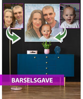 Barselsgave - Dream portræt efter dine fotos - Just Karikatur