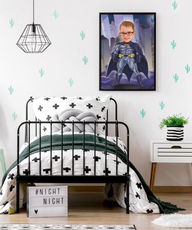 Batman - karikaturtegning efter dine fotos - Just Karikatur