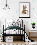 Bjørn - Børneplakat - Just Karikatur