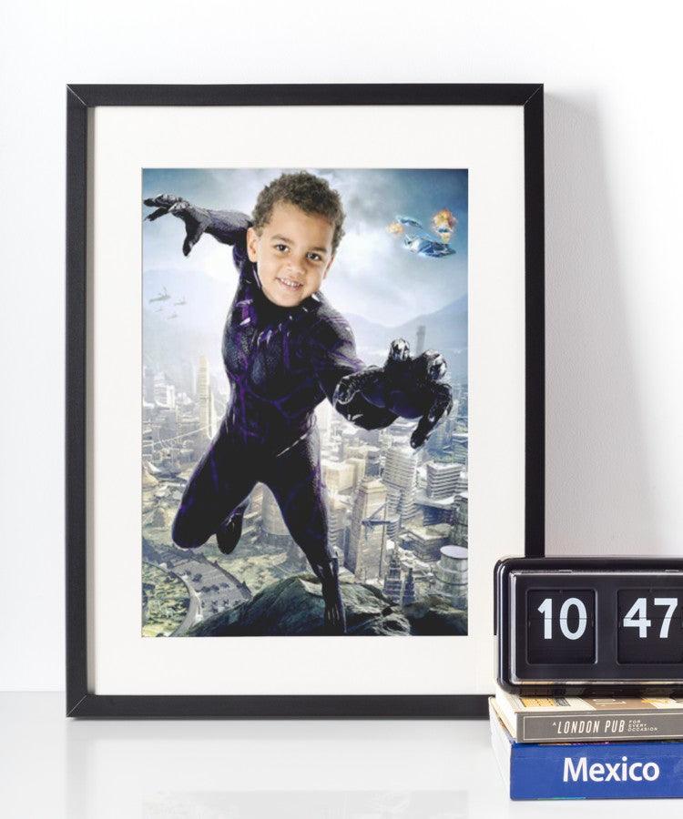 Black panther - karikaturtegning efter dine fotos - Just Karikatur