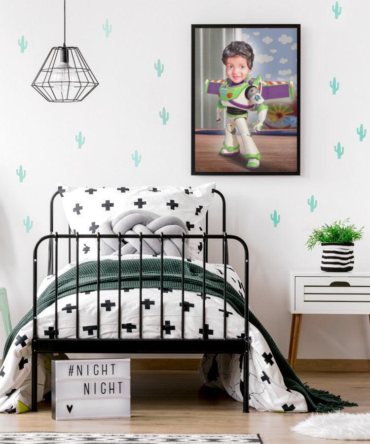 Buzz - karikaturtegning efter dine fotos - Just Karikatur