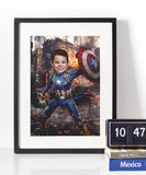 Captain America - karikaturtegning efter dine fotos - Just Karikatur