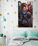 Captain America - karikaturtegning efter dine fotos - Just Karikatur