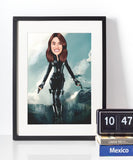 Cat Woman - karikaturtegning efter dine fotos - Just Karikatur