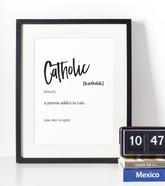 Catholic definition plakat - Just Karikatur