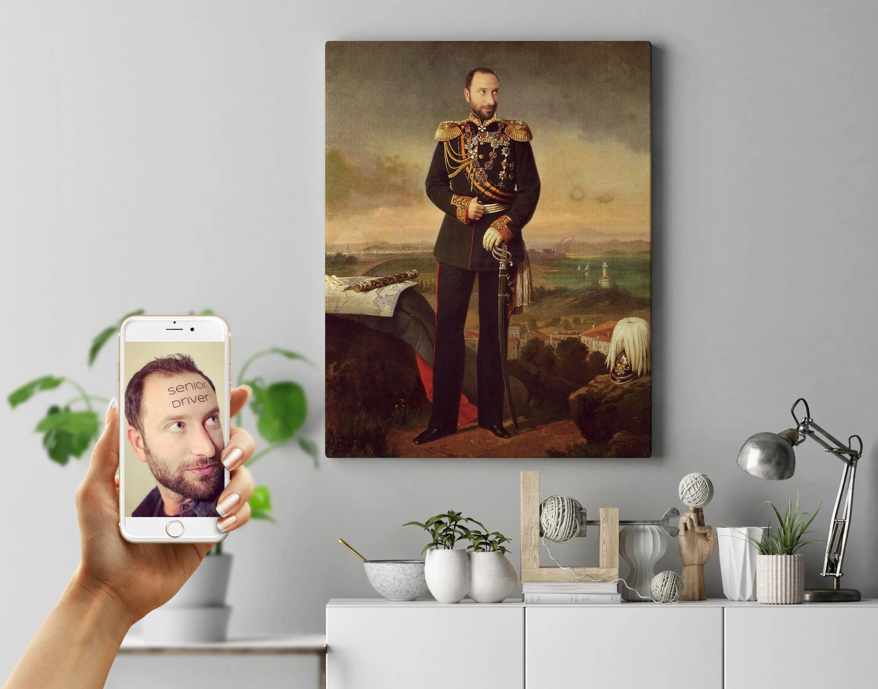 Centaur - Royal portræt efter dine fotos - Just Karikatur