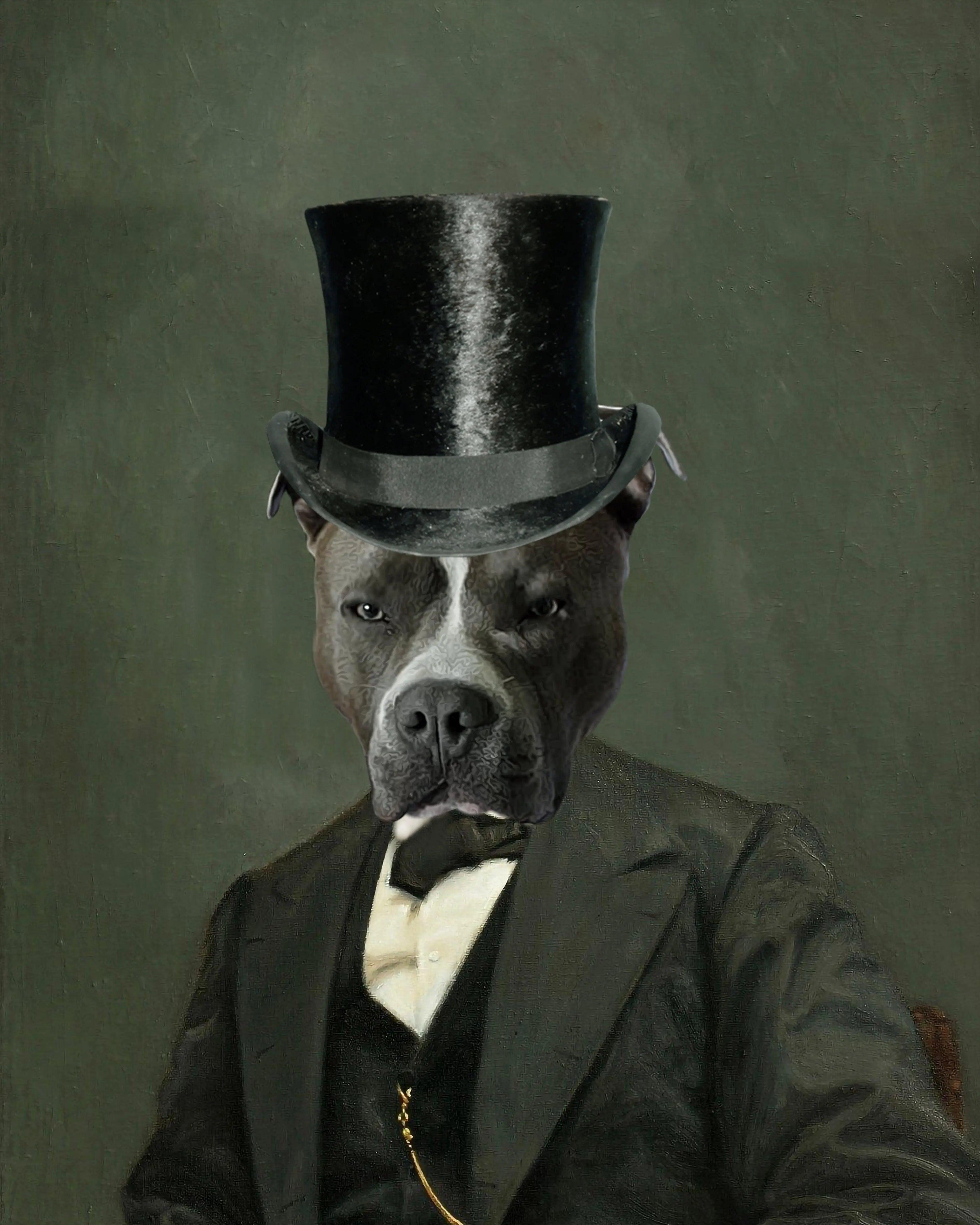 Royal kæledyrsportræt 4 - Cleo - Just Karikatur