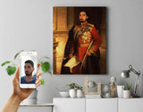 Commander - Royal portræt efter dine fotos - Just Karikatur