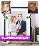 Diamantbryllupsgave - Dream portræt efter dine fotos - Just Karikatur
