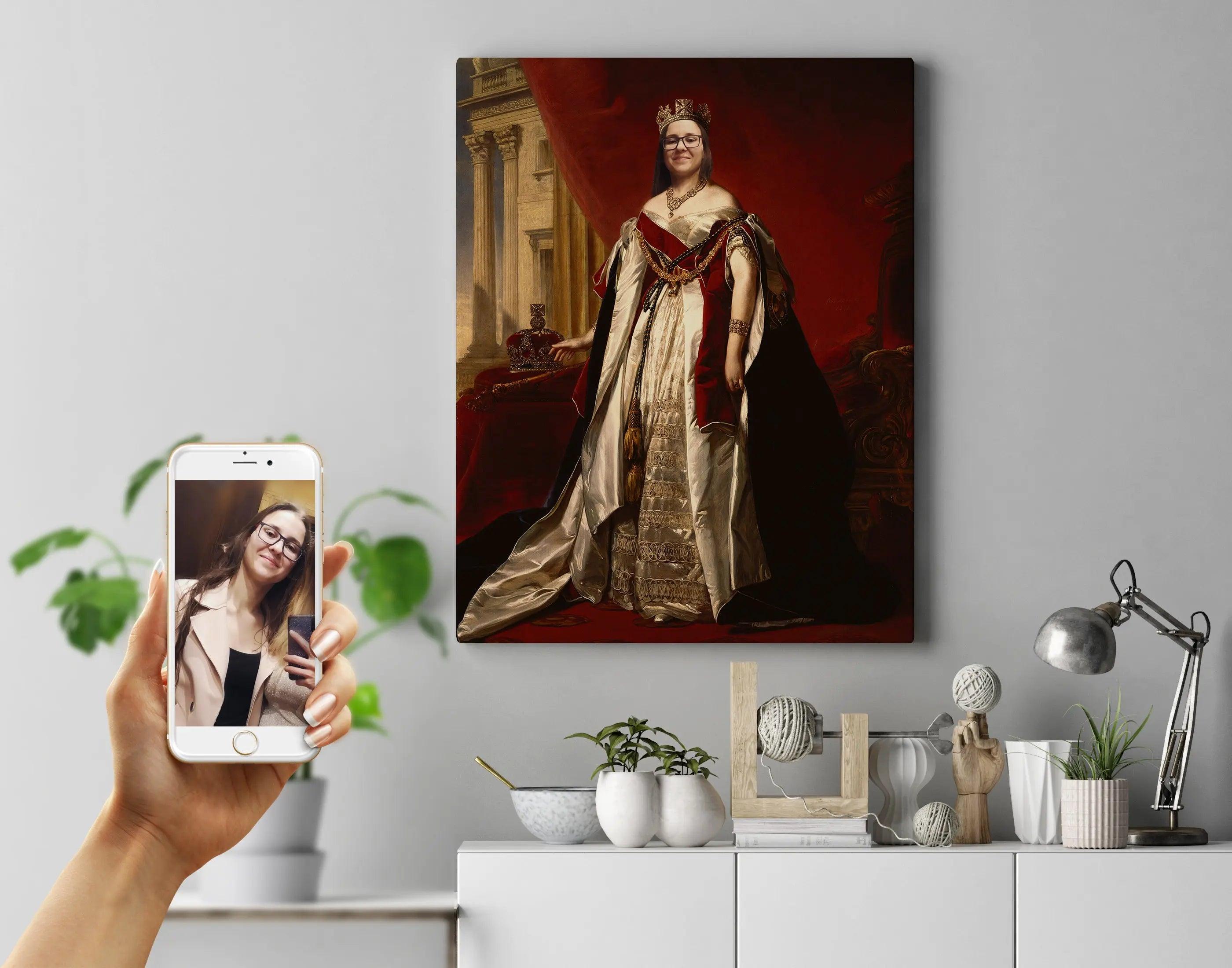 Duchess - Royal portræt efter dine fotos - Just Karikatur