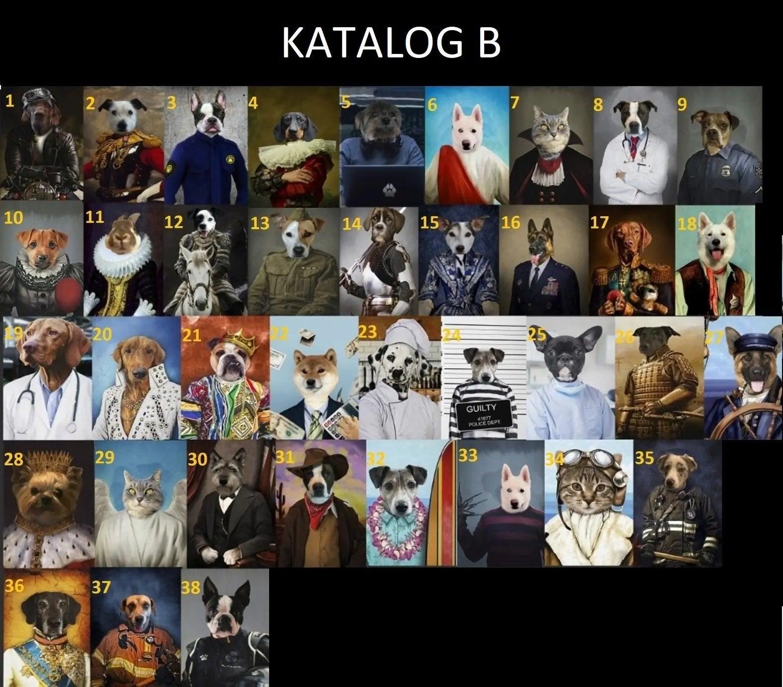 Dyr - Med kostume efter dine fotos - Just Karikatur